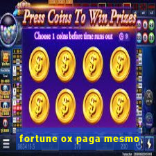 fortune ox paga mesmo